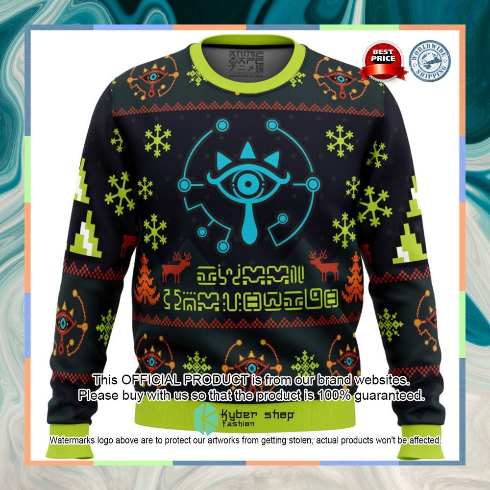 Sheikah Legend of Zelda Christmas Sweater 3