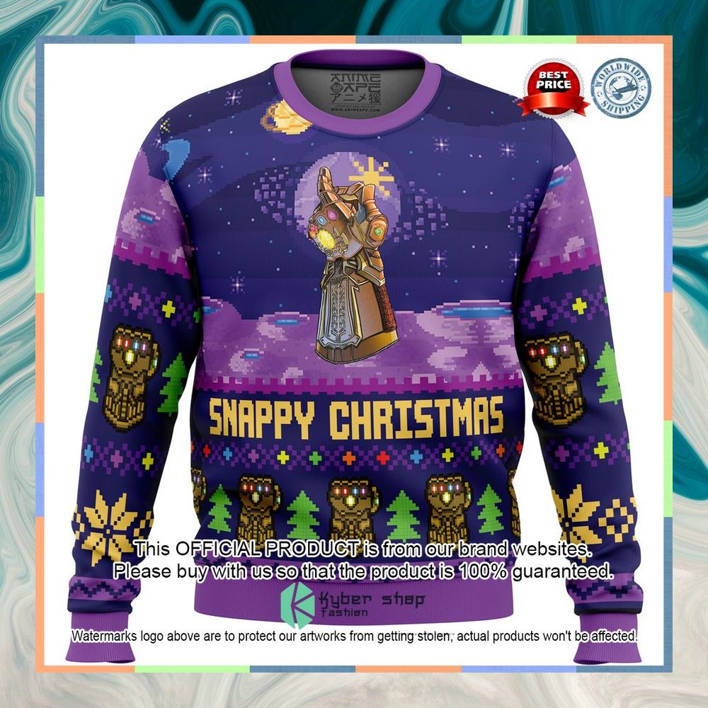 Snappy Christmas Infinity Gauntlet Marvel Christmas Sweater 5 Snappy Christmas Infinity Gauntlet Marvel Christmas Sweater word2