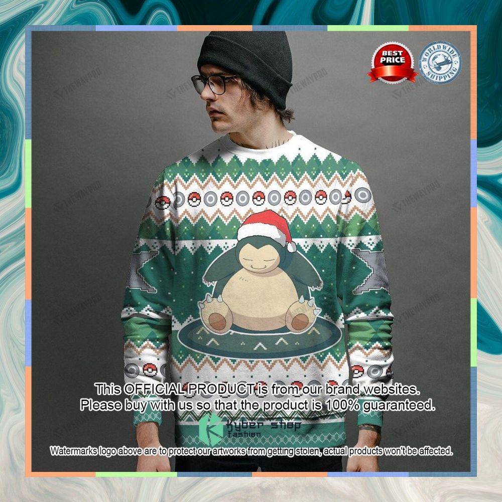 Snorlax Custom Name Christmas Sweater 6 Snorlax Custom Name Christmas Sweater word3
