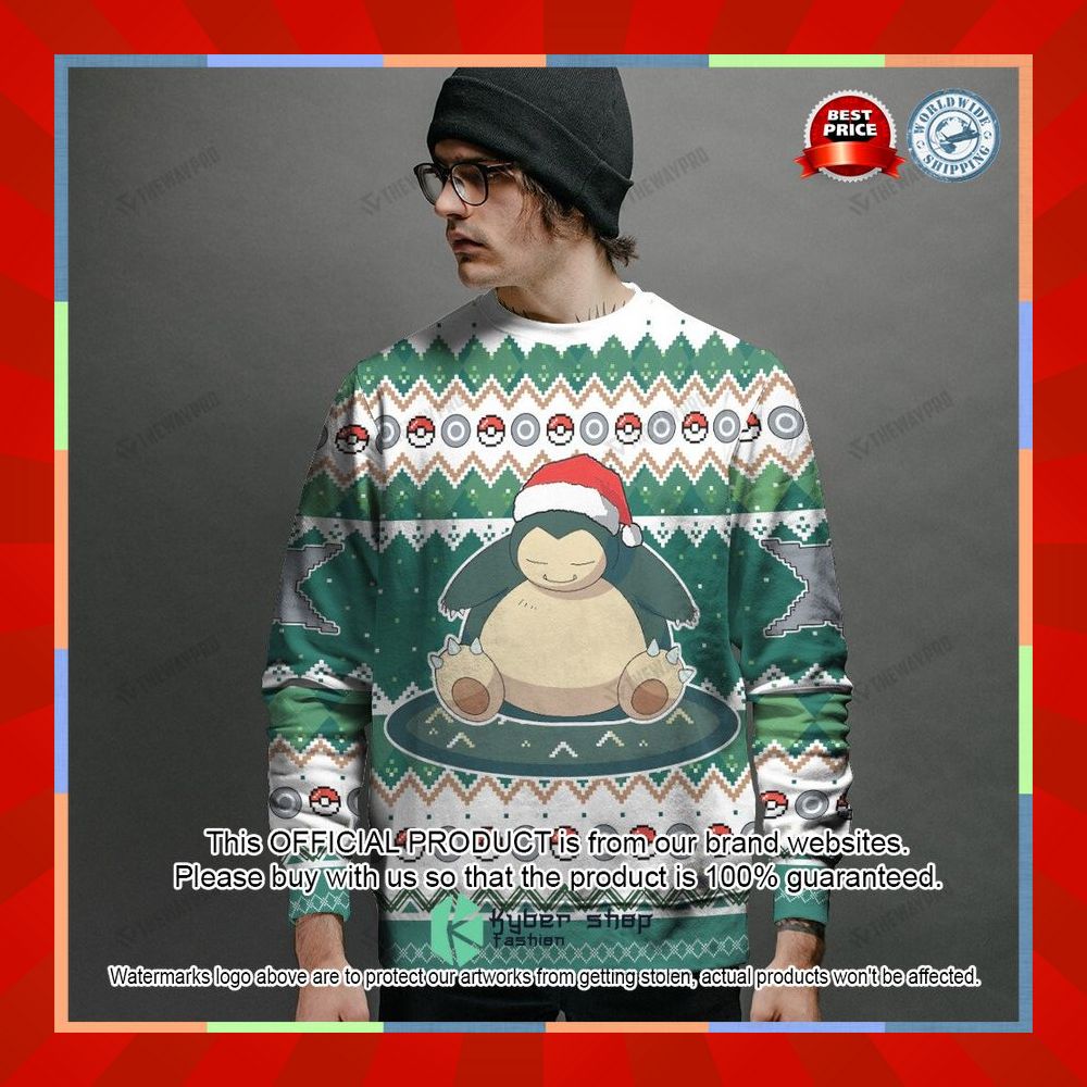 Snorlax Custom Name Christmas Sweater 4 Snorlax Custom Name Christmas Sweater word3