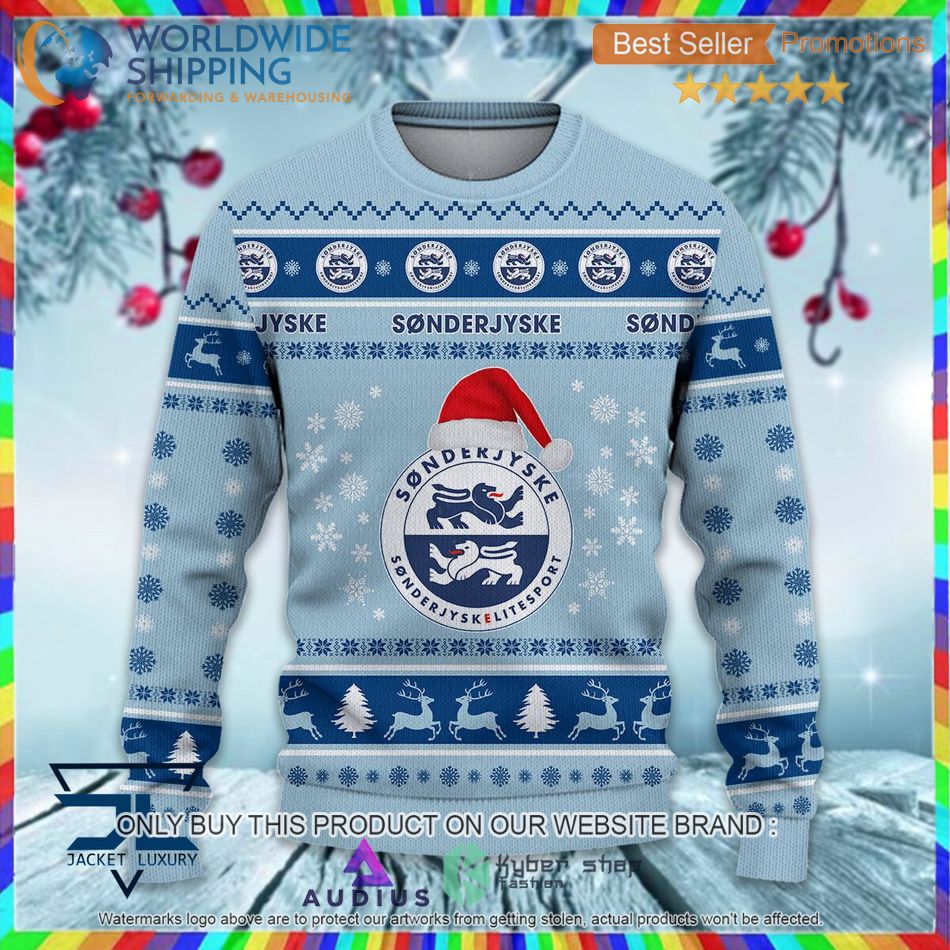 sonderjyske super league danish 1st division ugly sweater 2 43717