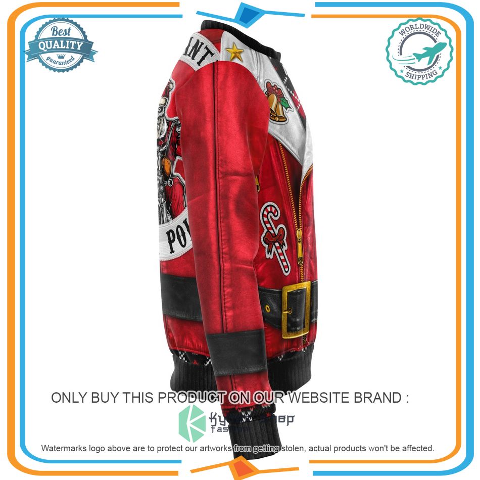 Sons of Santa North Pole Santa Jacket Ugly Christmas Sweater 6 Sons of Santa North Pole Santa Jacket Ugly Christmas Sweater word2