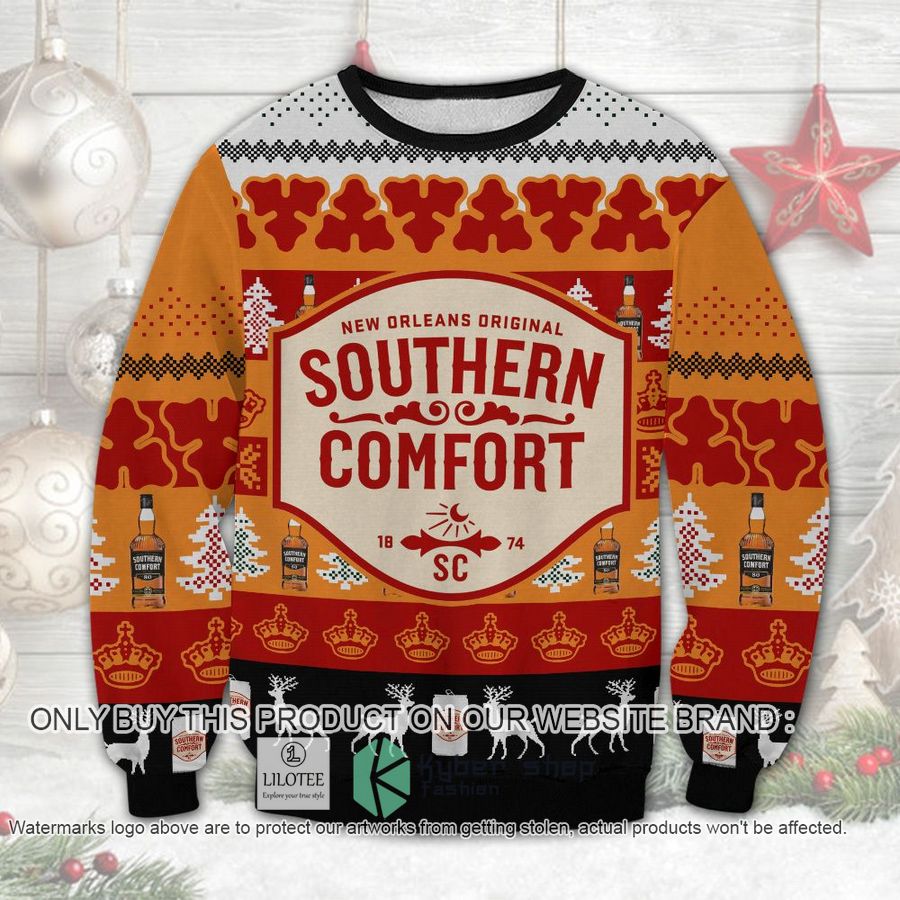 southern comfort christmas sweater sweatshirt 1 64852