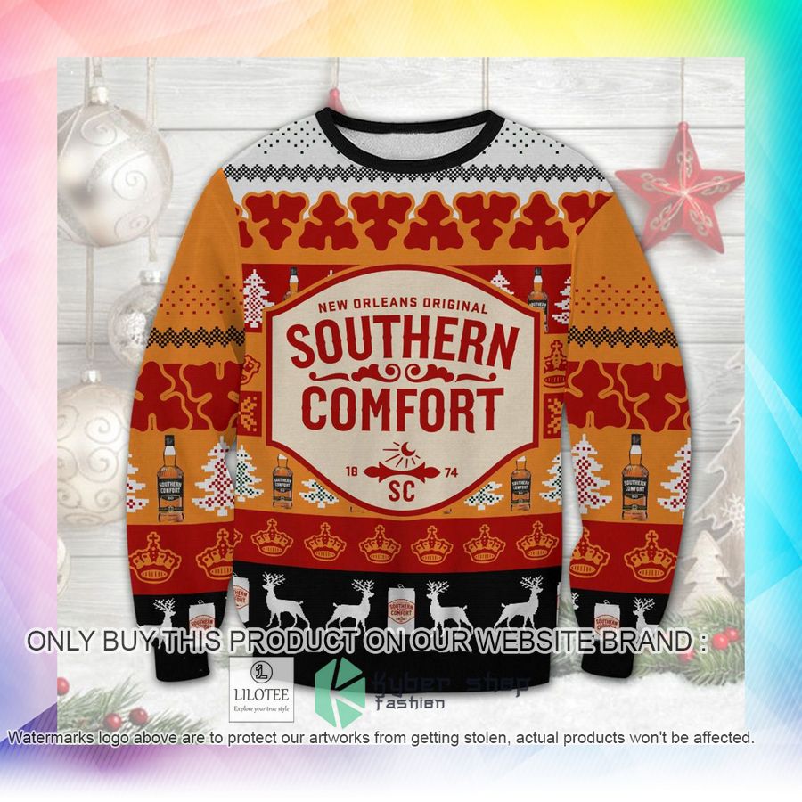 southern comfort christmas sweater sweatshirt 2 87643