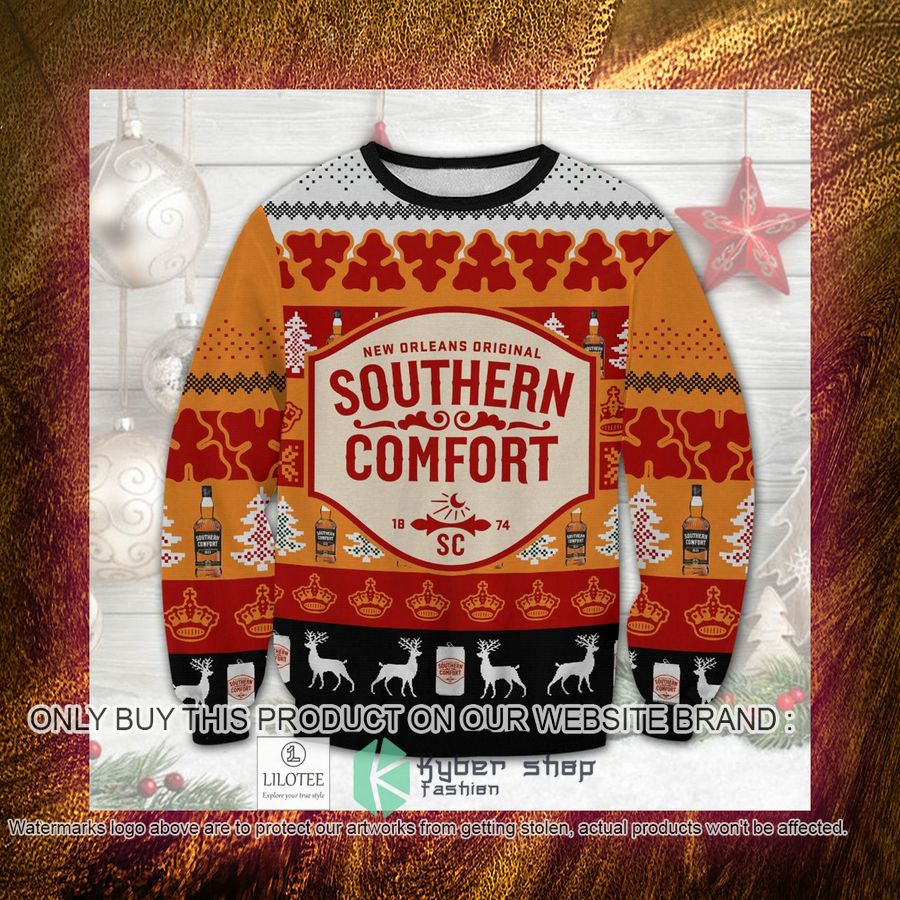 Southern Comfort Christmas Sweater, Sweatshirt 4 southern comfort christmas sweater sweatshirt 4 31777