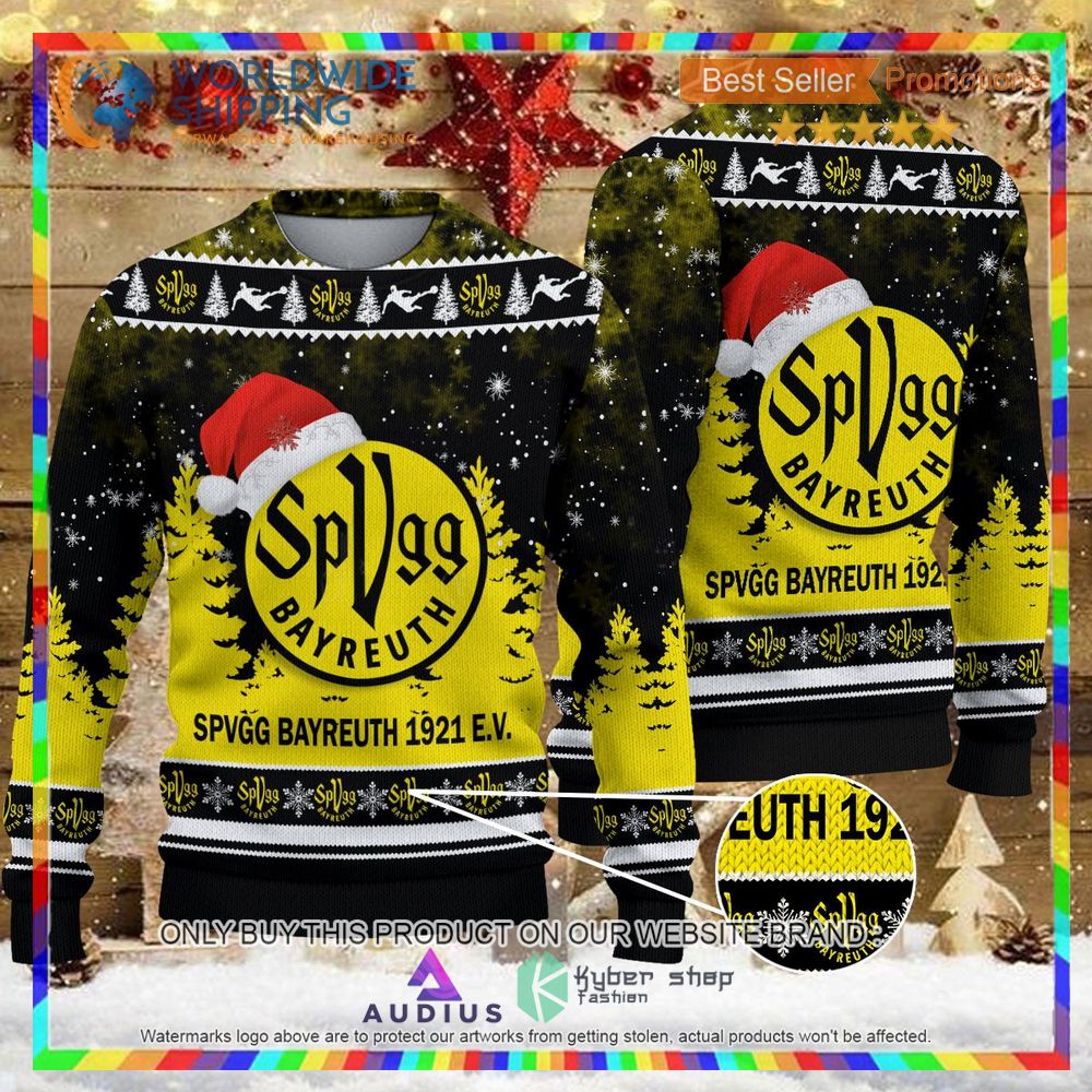 spvgg bayreuth 1921 e v ugly christmas sweater 1 23776