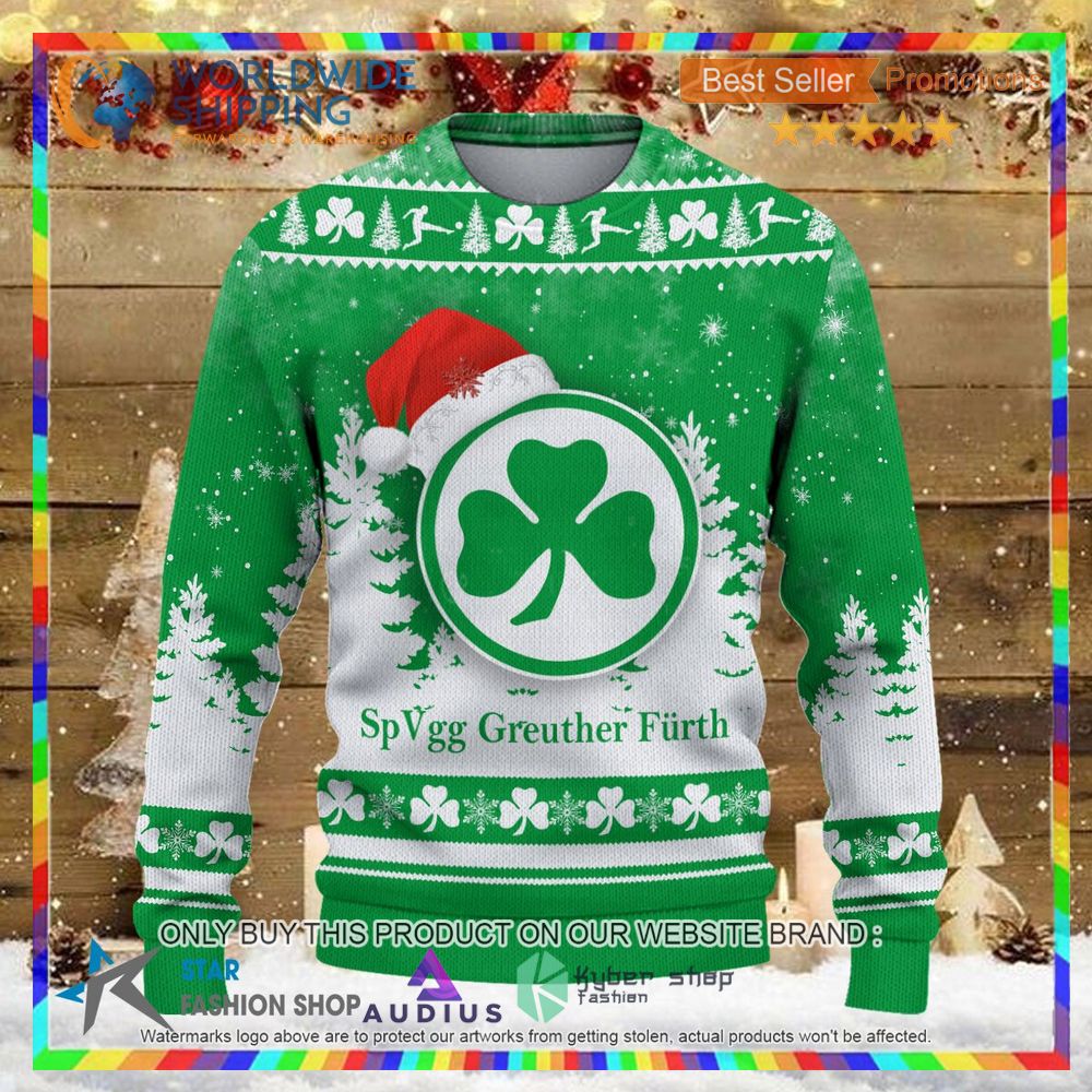 spvgg greuther furth ugly christmas sweater 2 11284