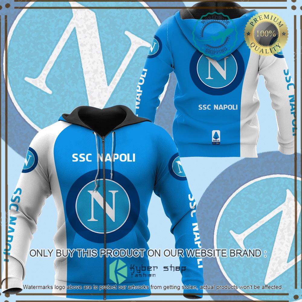 ssc napoli fc blue white 3d hoodie zip hoodie 1 52948