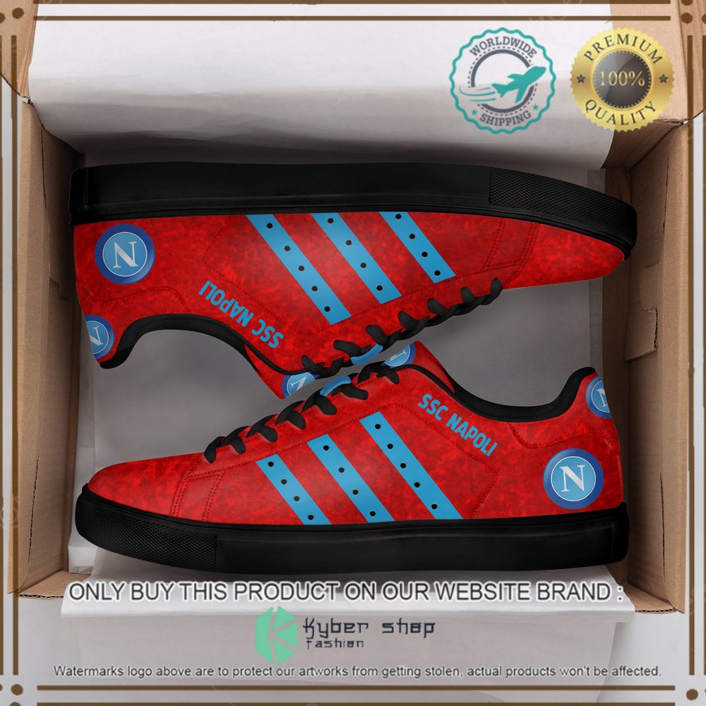 ssc napoli fc red stan smith low top shoes 2 56062
