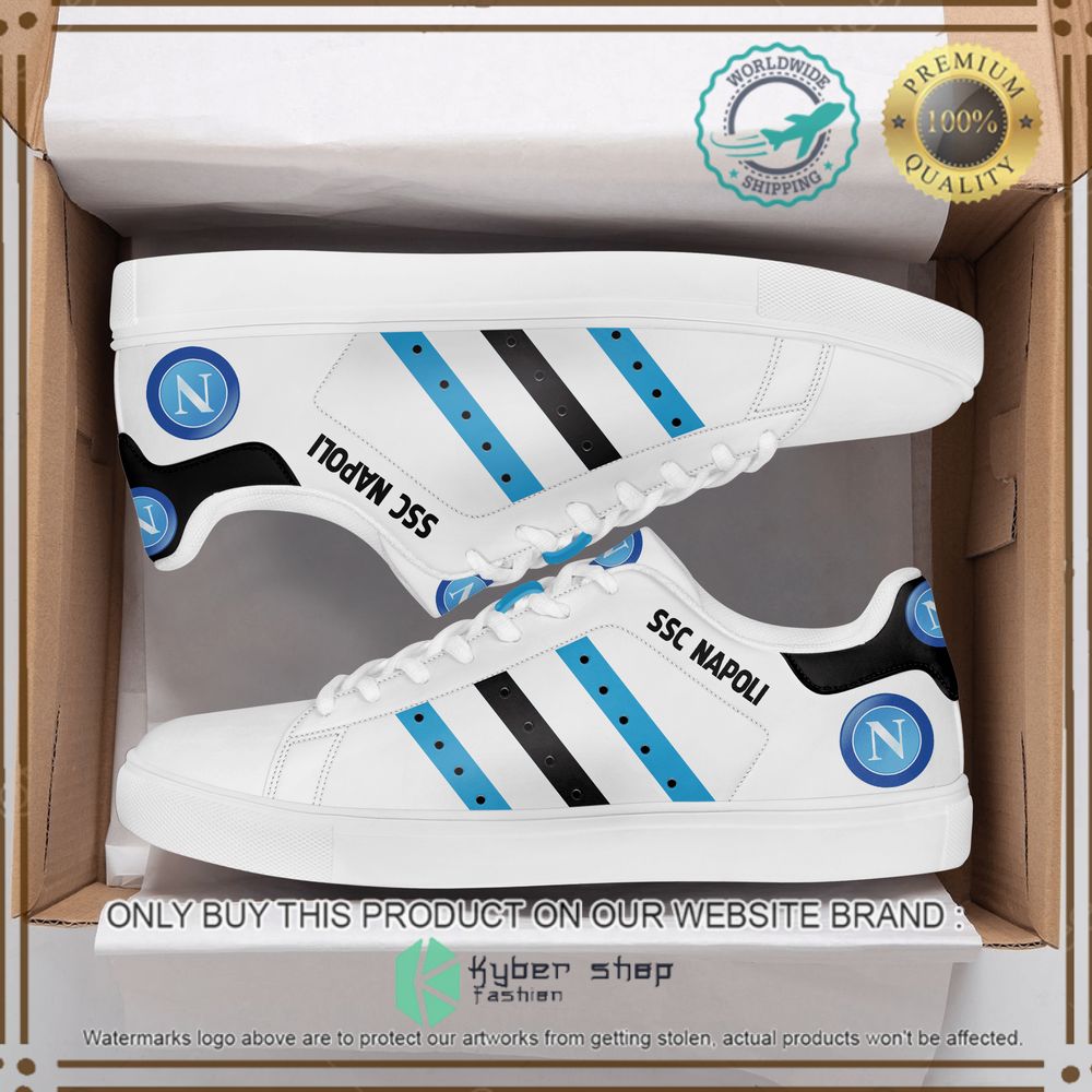 ssc napoli fc white color stan smith low top shoes 1 9361