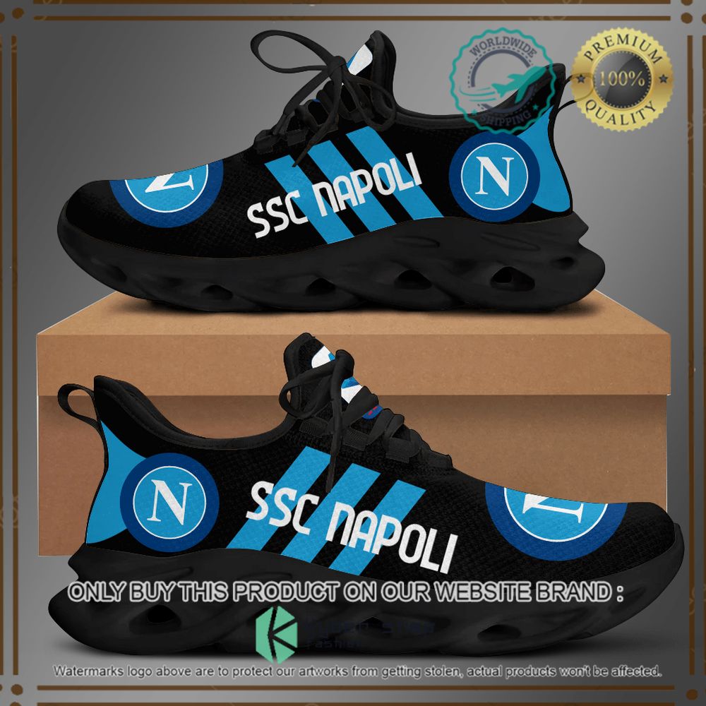 ssc napoli football club black blue clunky max soul shoes 1 91590