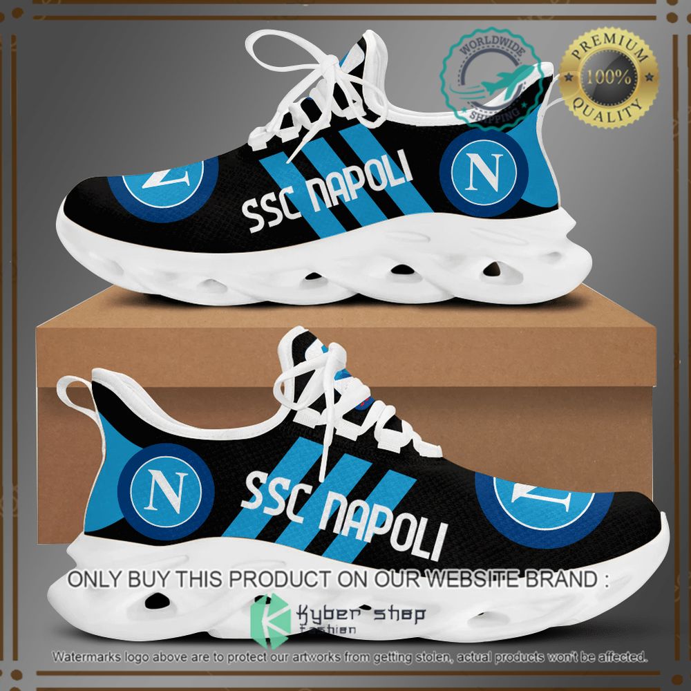 ssc napoli football club black blue clunky max soul shoes 2 513