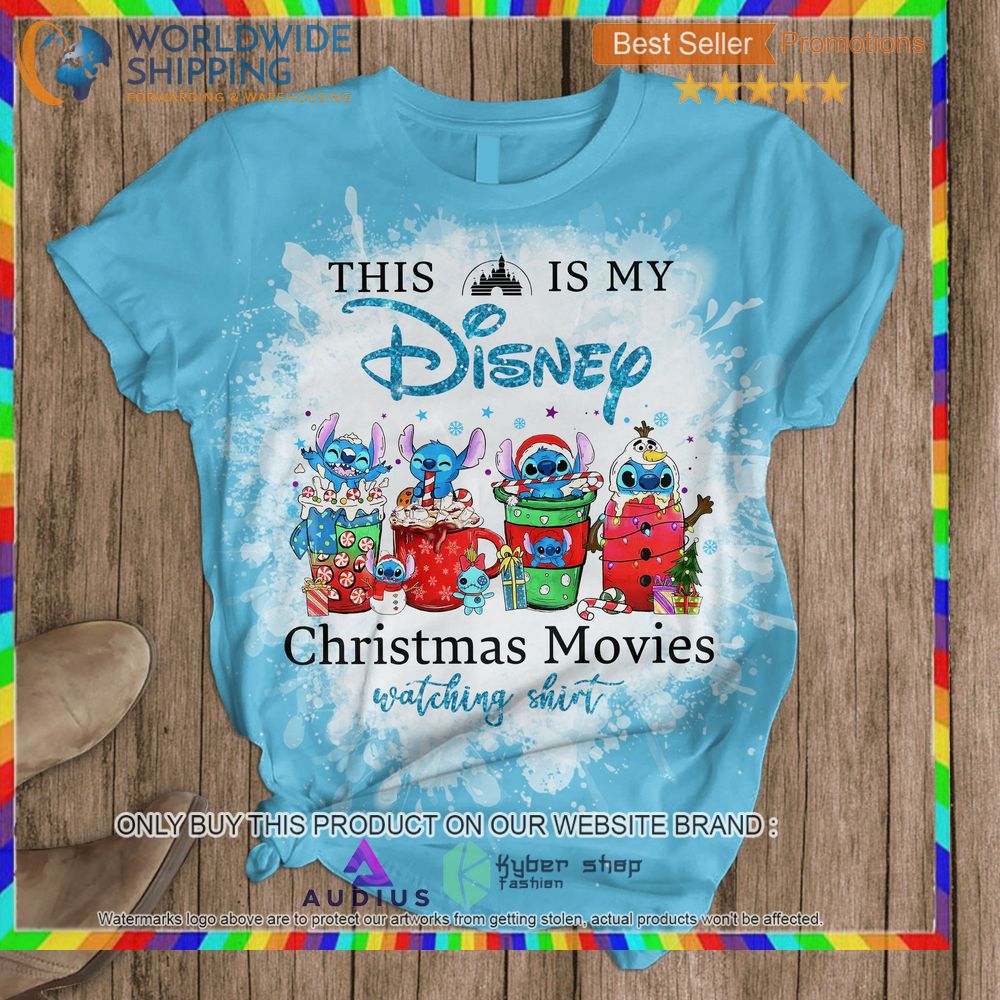 stitch this is my disney christmas movie watching shirt pajamas set 2 77804