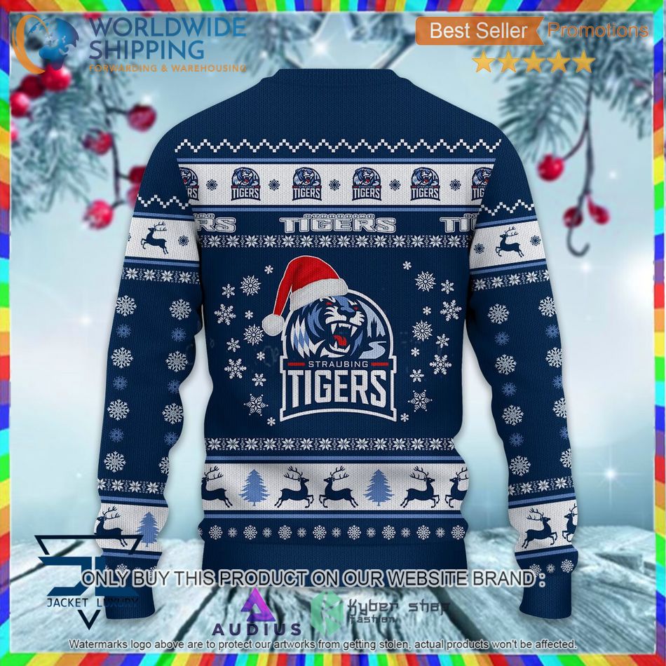 Straubing Tigers Pen del 1 and 2 Ugly Sweater 3 straubing tigers pen del 1 and 2 ugly sweater 3 87728