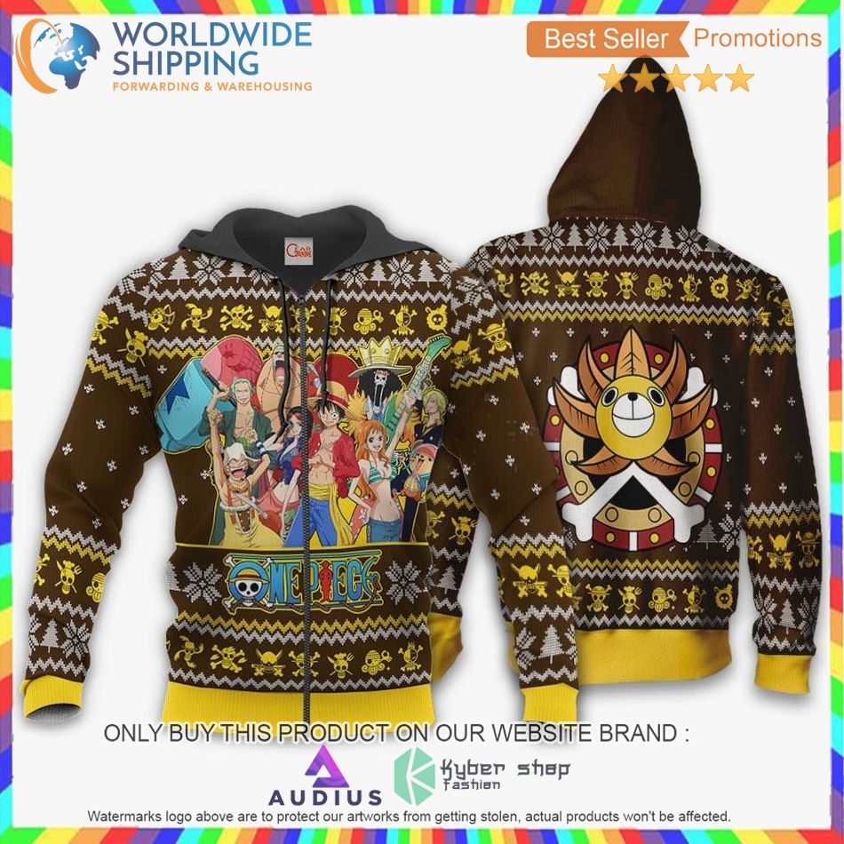 straw hat pirates one piece anime sweater hoodie 2 79007