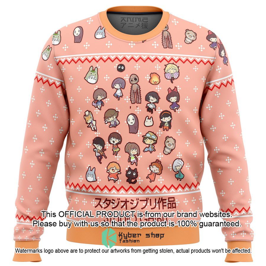 Studio Ghibli Cuties Sweater Christmas 8