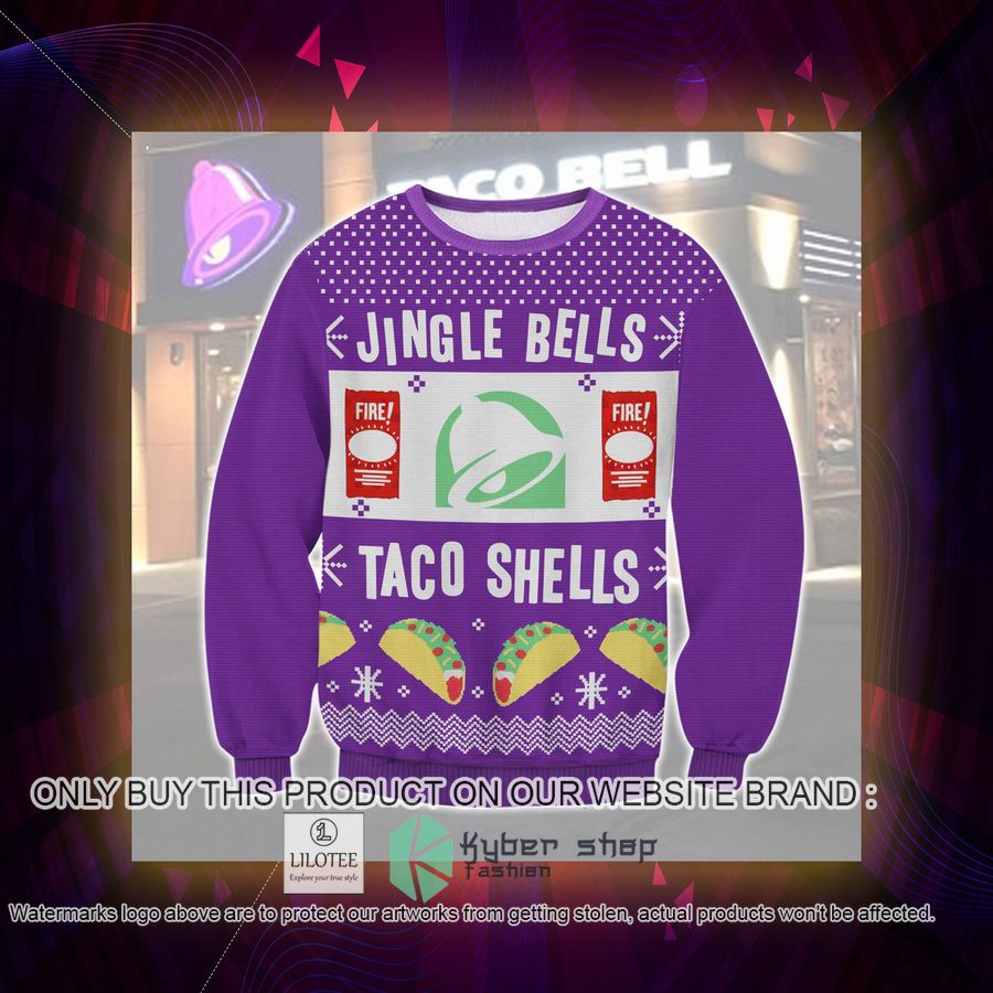 Taco Bell Christmas Sweater, Sweatshirt 3 taco bell christmas sweater sweatshirt 3 99347