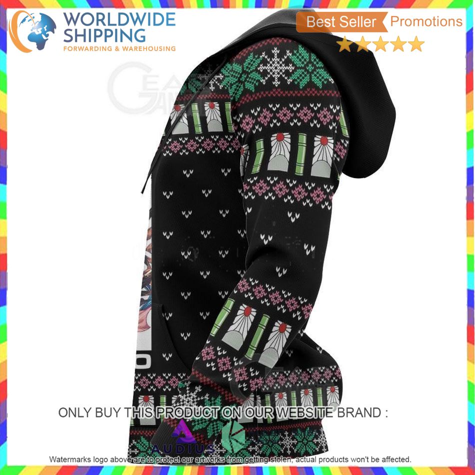 Tanjiro And Nezuko Christmas Demon Slayer Anime Sweater, Hoodie 5 tanjiro and nezuko christmas demon slayer anime sweater hoodie 5 56970