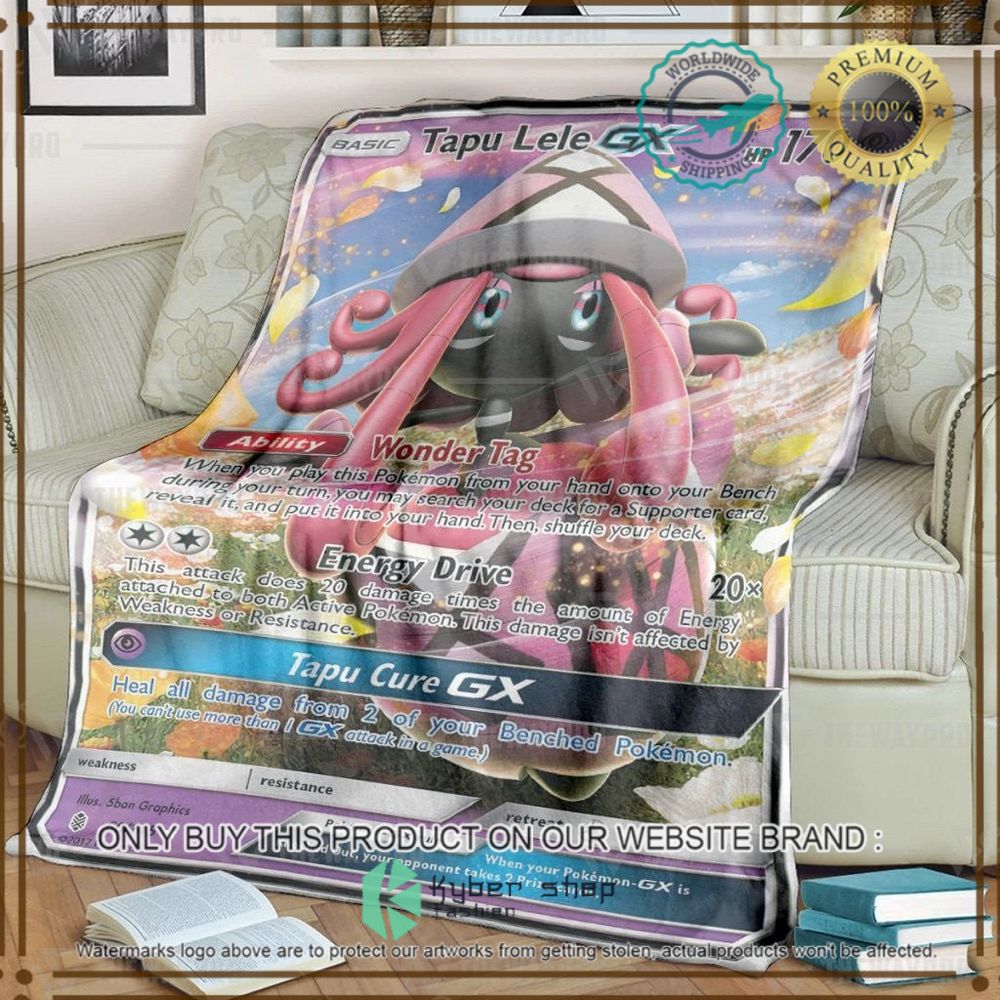 tapu lele gx guardians rising custom pokemon soft blanket 1 6307