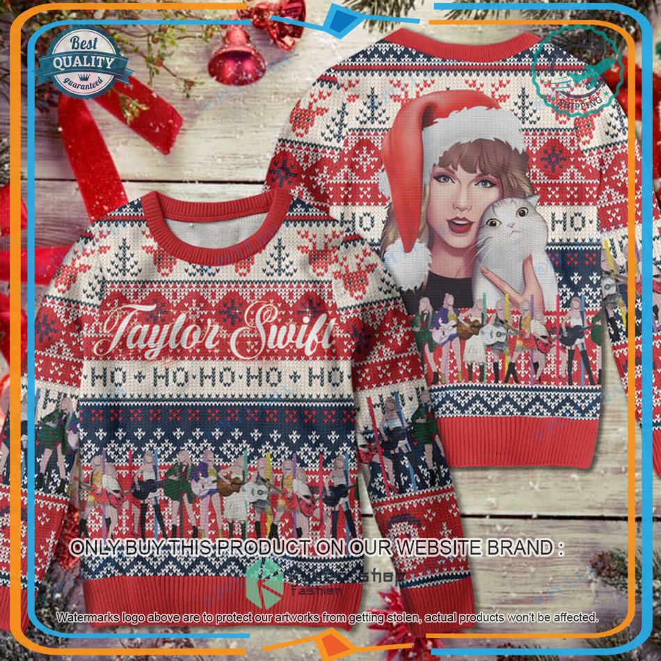 Taylor Swift Cat Ugly Christmas Sweater