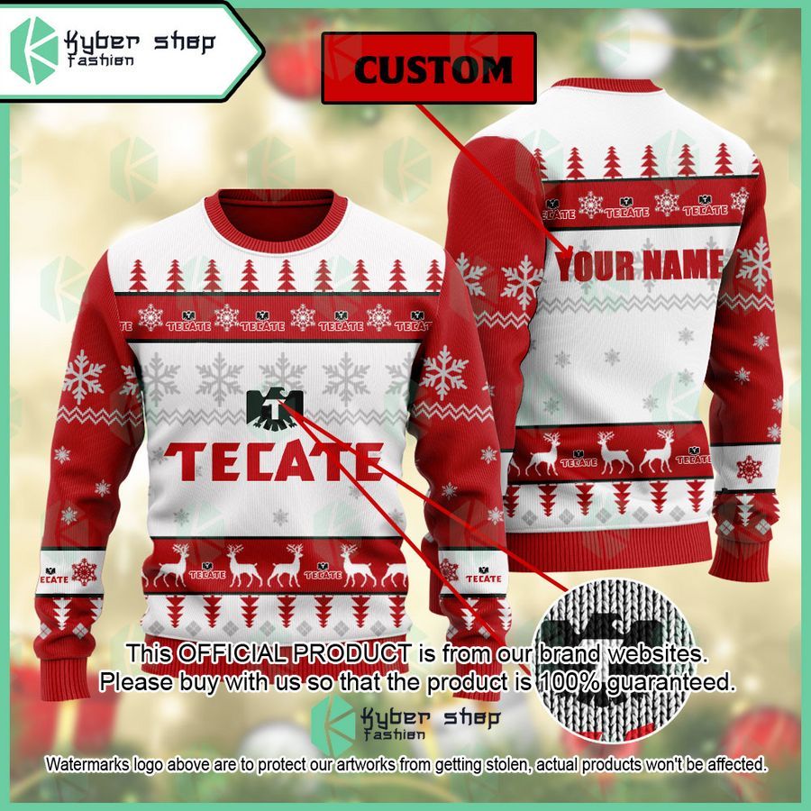 Personalized Tecate Christmas Sweater