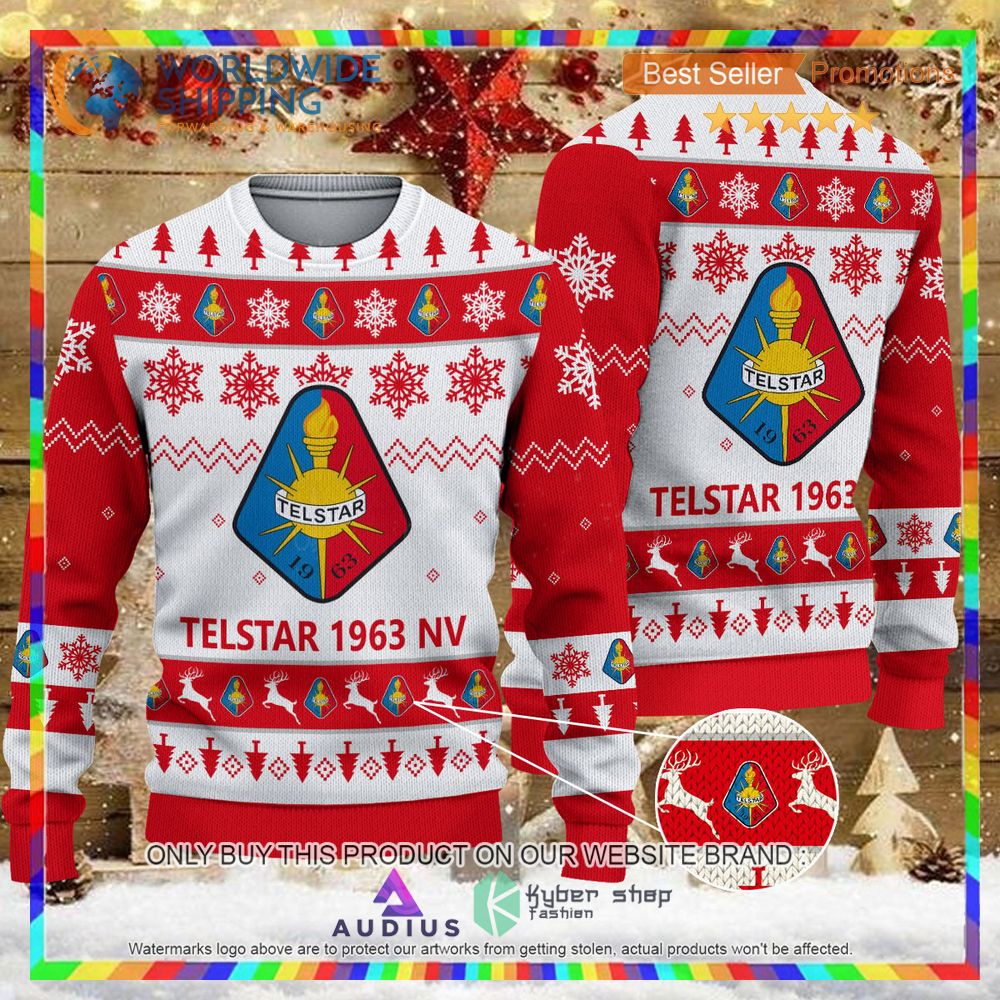 telstar 1963 nv ugly christmas sweater 1 12876