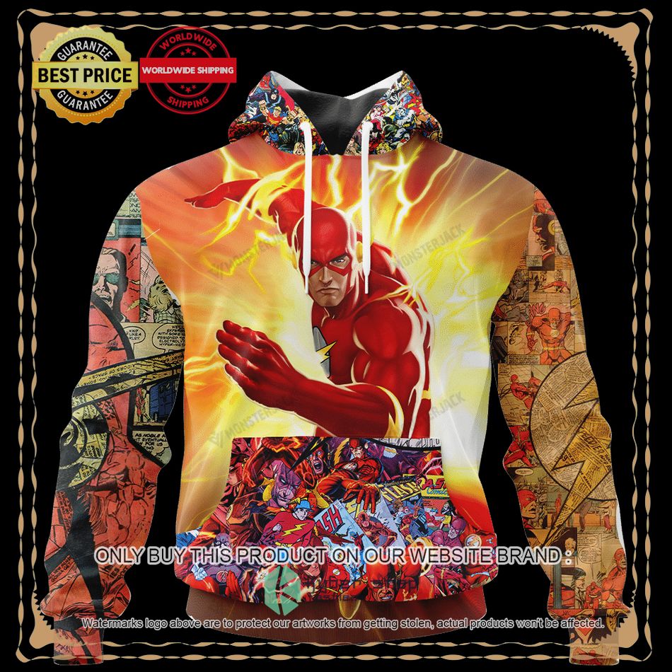 the flash dc comics universe hoodie hoodie mask 1 60013