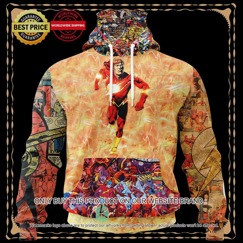 The Flash DC Comics Universe Yellow Hoodie, Hoodie Mask 4 the flash dc comics universe yellow hoodie hoodie mask 4 68769