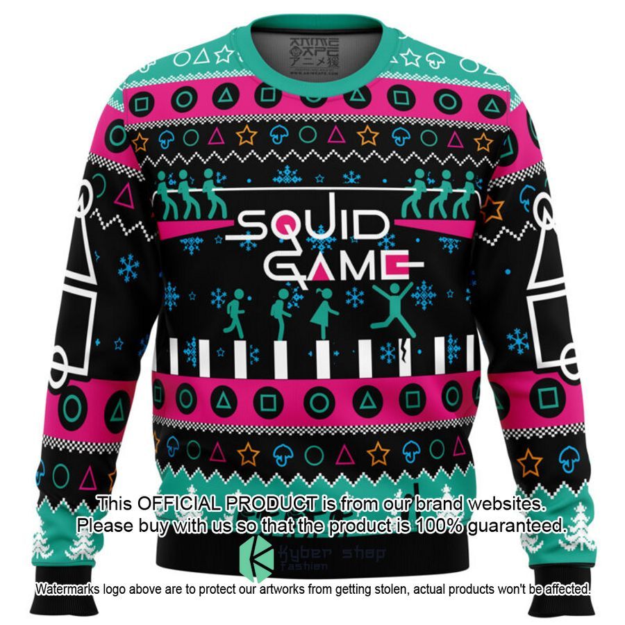 The Game is On Squid Game Sweater Christmas 6
