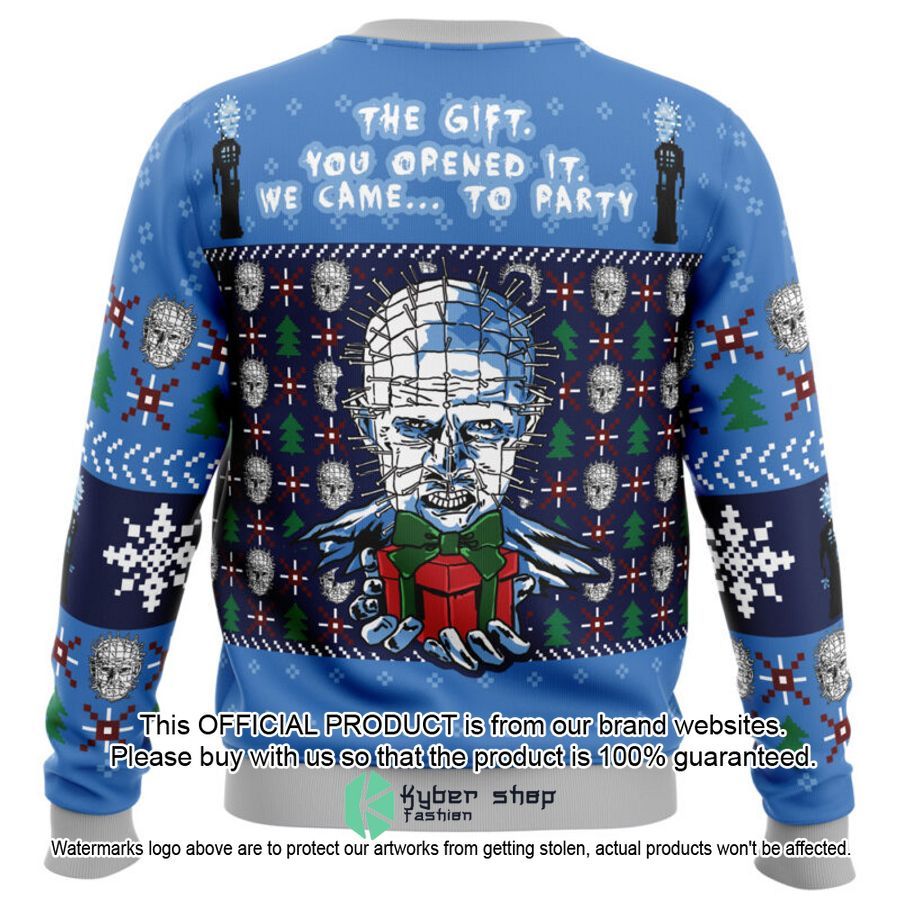 The Gift Hellraiser We Came To Party Christmas Sweater 2