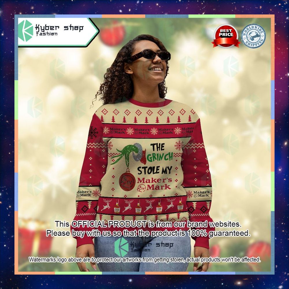 The Grinch Stole My Maker's Mark Sweater 9 The Grinch Stole My Maker's Mark Sweater word2