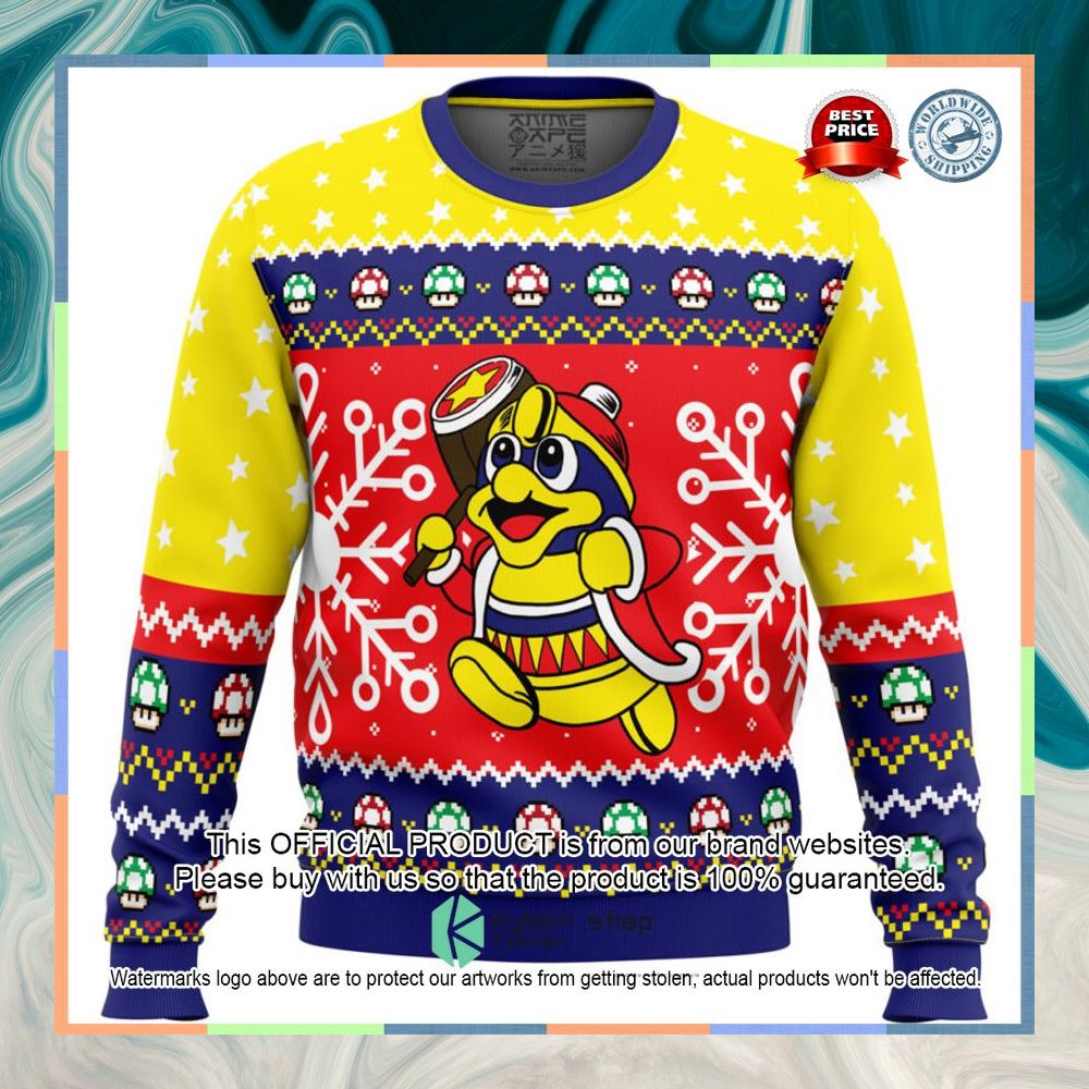 The King Super Mario Bros Christmas Sweater 18