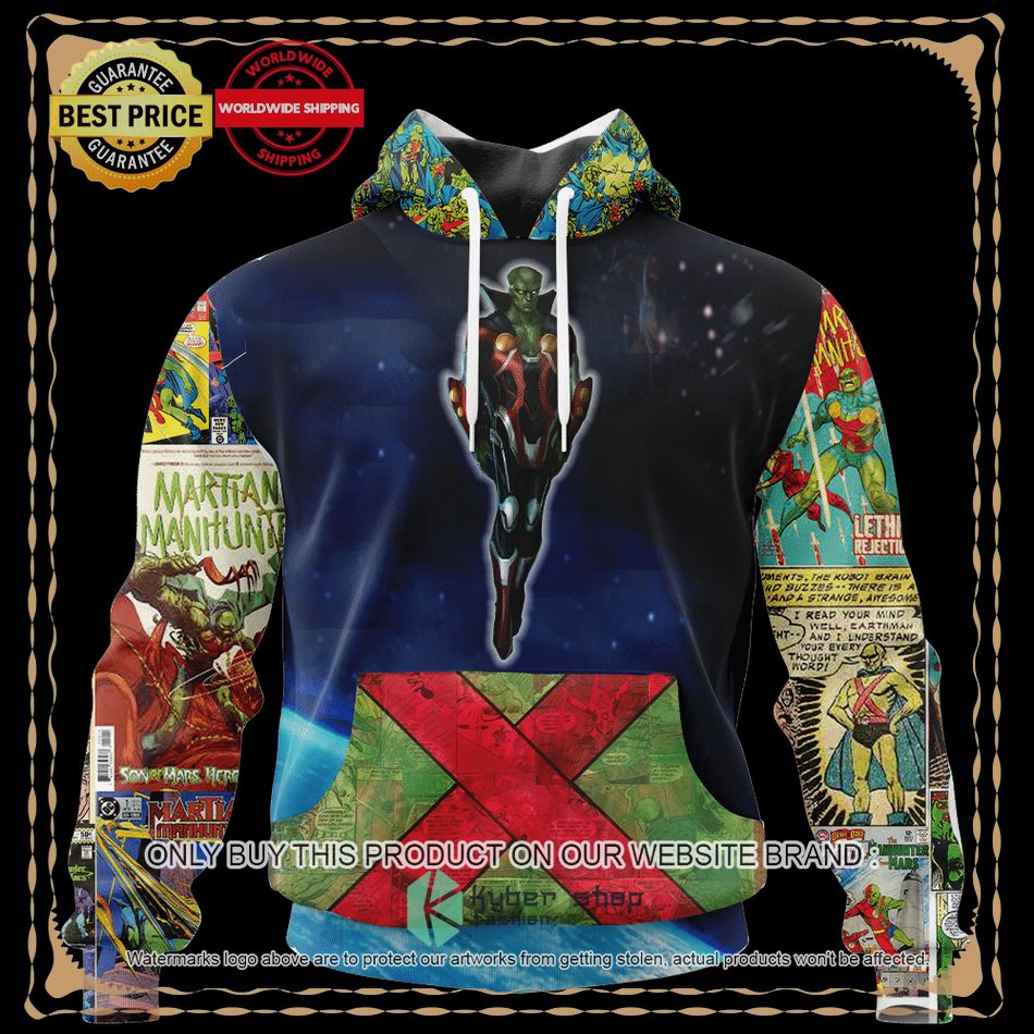 the martian manhunter dc comics universe hoodie hoodie mask 2 21976
