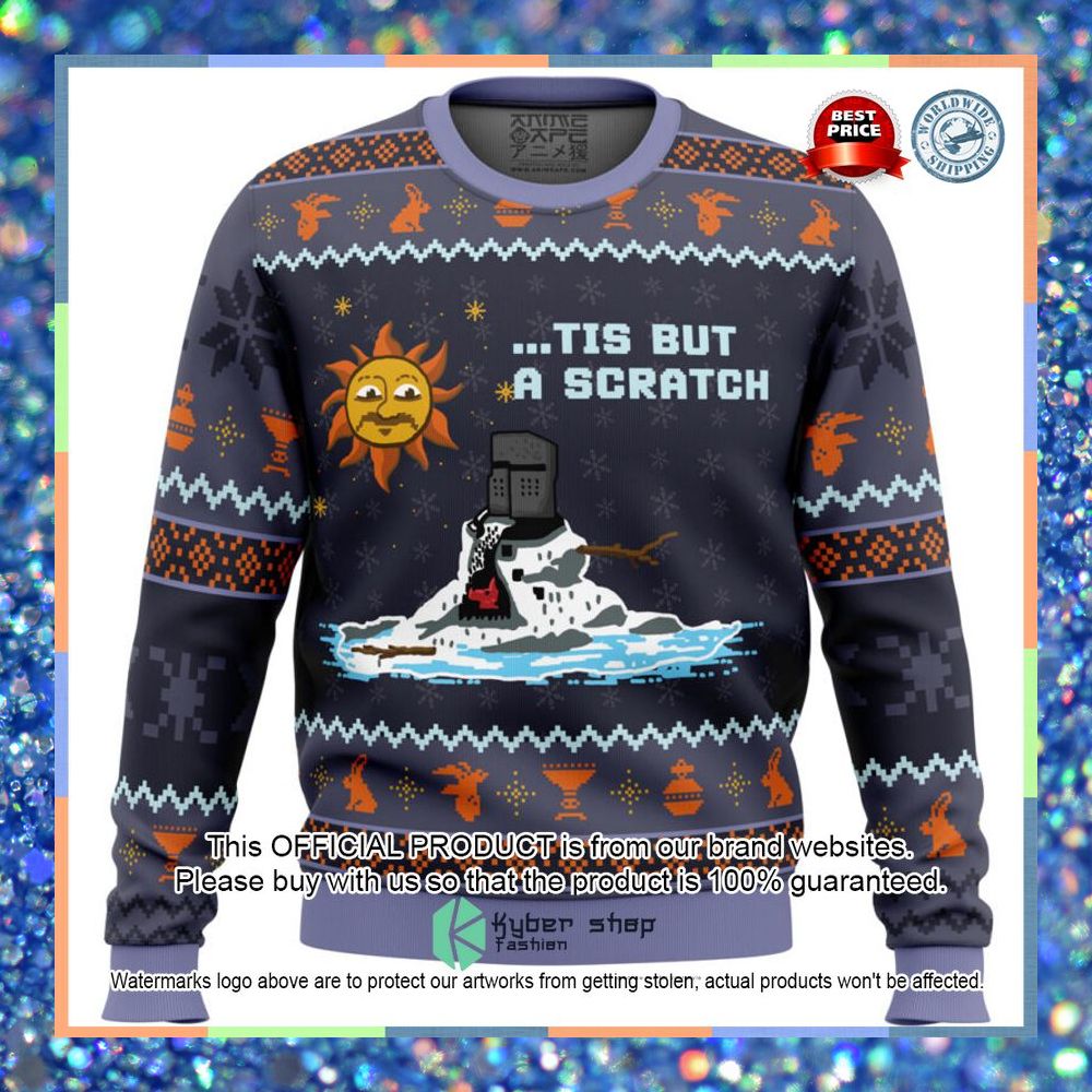 The Melting Knight Monty Python Christmas Sweater 20