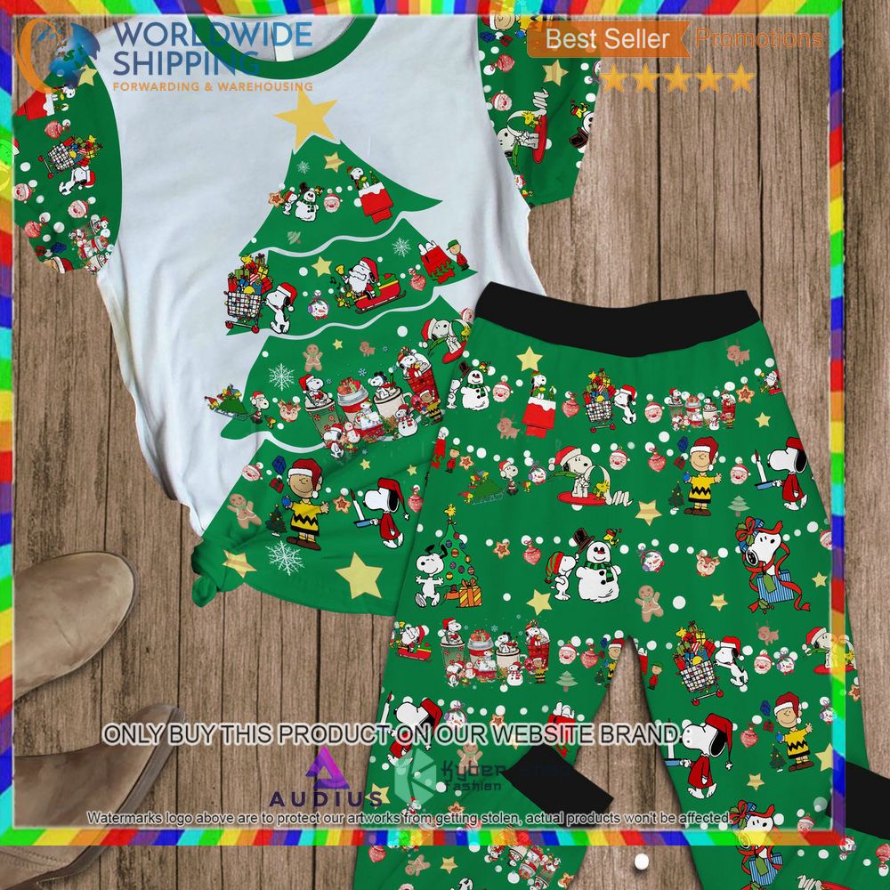the peanuts christmas tree pajamas set 1 38352