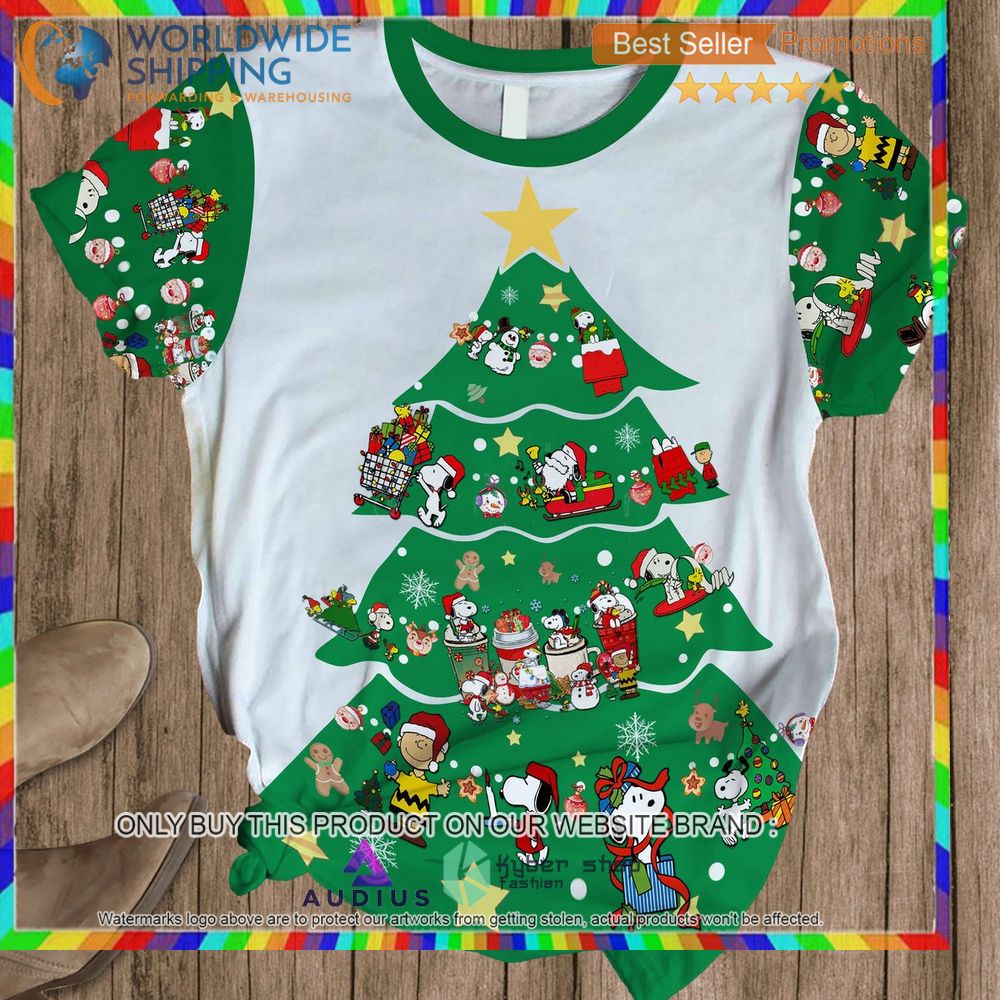 the peanuts christmas tree pajamas set 2 40973