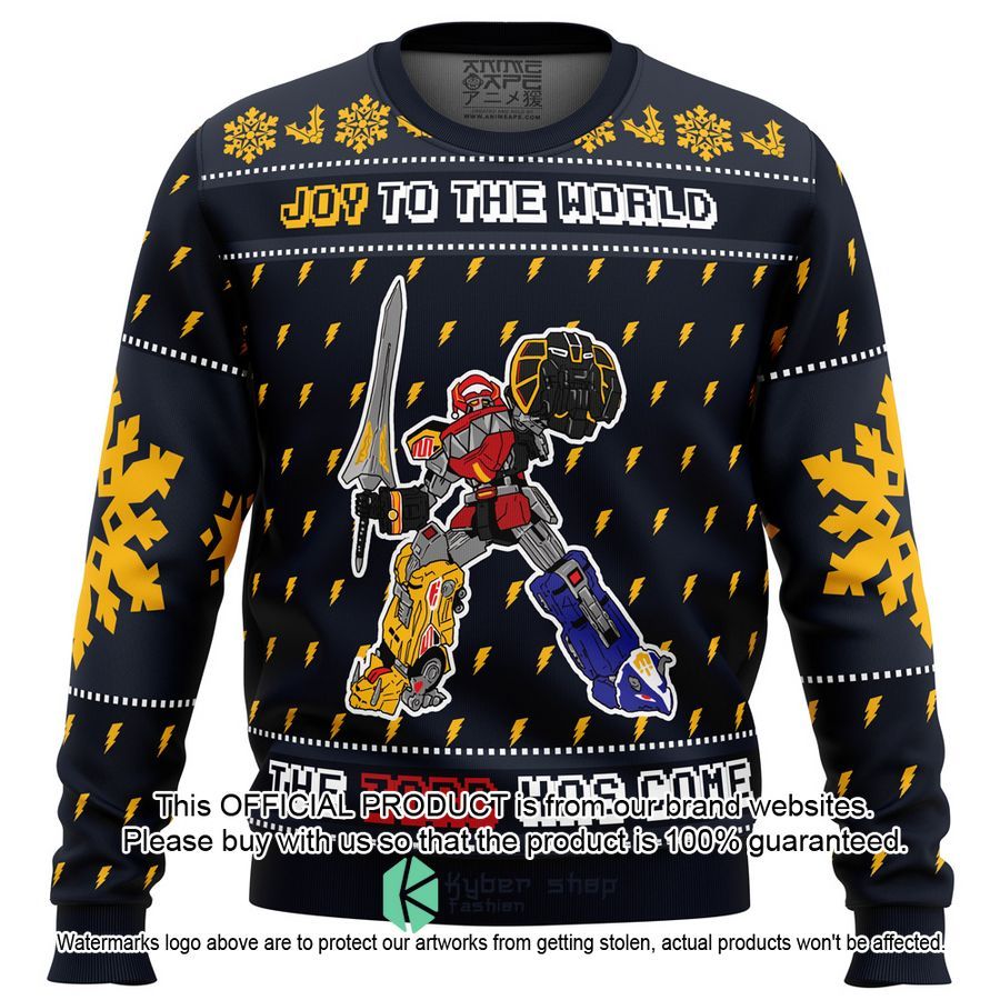 The Zord Has Come Power Rangers Christmas Sweater