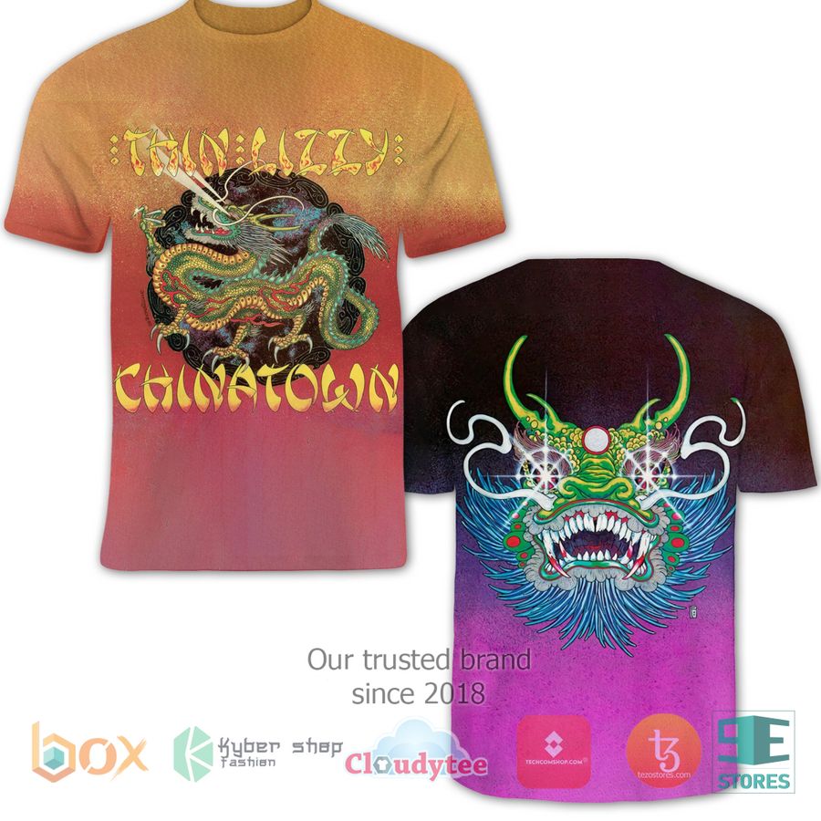 thin lizzy band chinatown album 3d tshirt limited editionzcaam