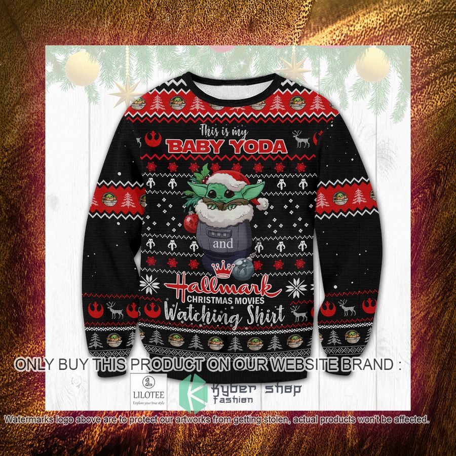This is my Baby Yoda Christmas Sweater, Sweatshirt 7 this is my baby yoda christmas sweater sweatshirt 7 36681