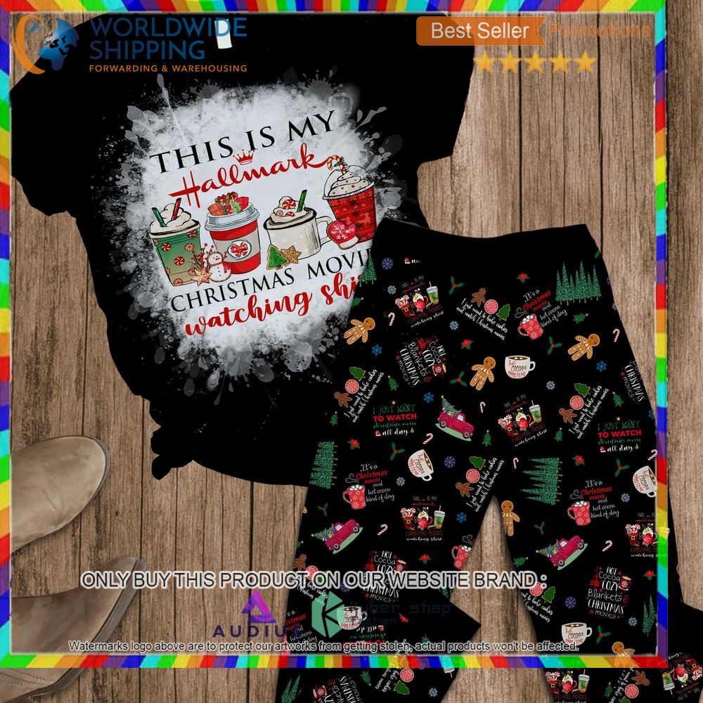 this is my hallmark christmas movie watching shirt pajamas set 1 19246
