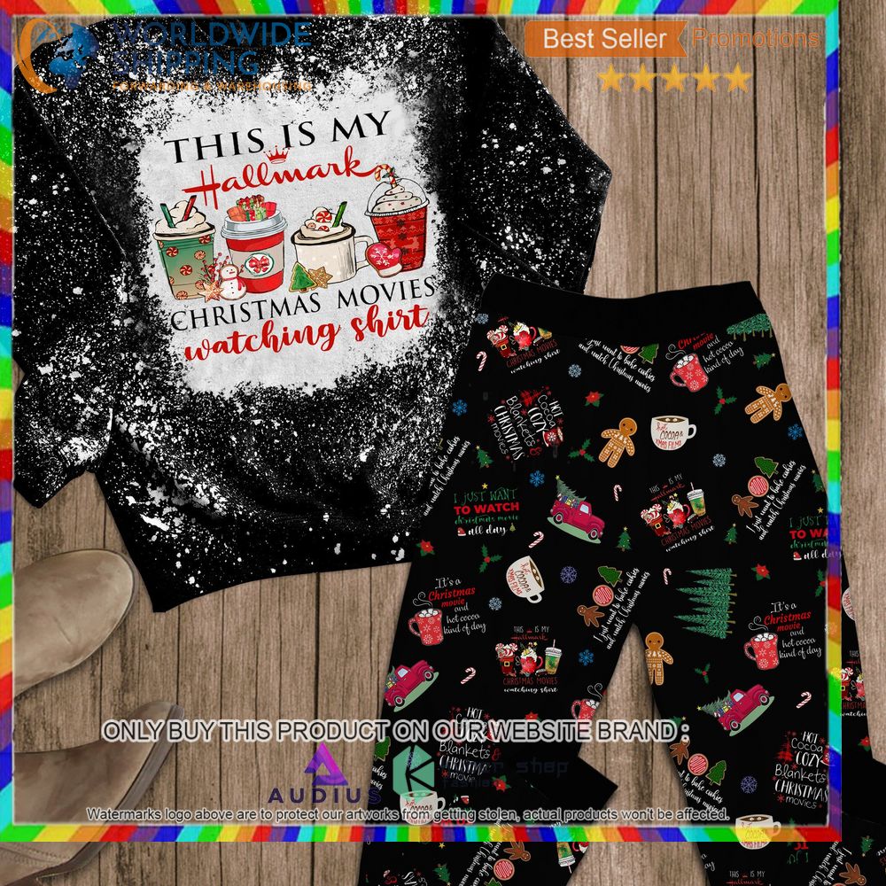 this is my hallmark christmas movie watching shirt pajamas set 2 3213