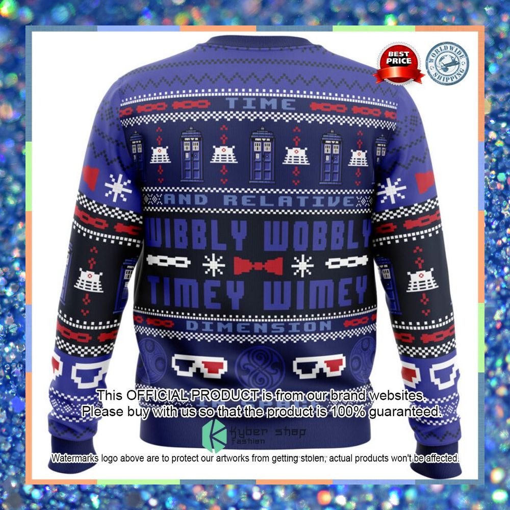 Timey Wimey Doctor Who Christmas Sweater 6