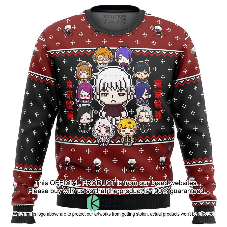 Tokyo Ghoul Sprites Christmas Sweater word1