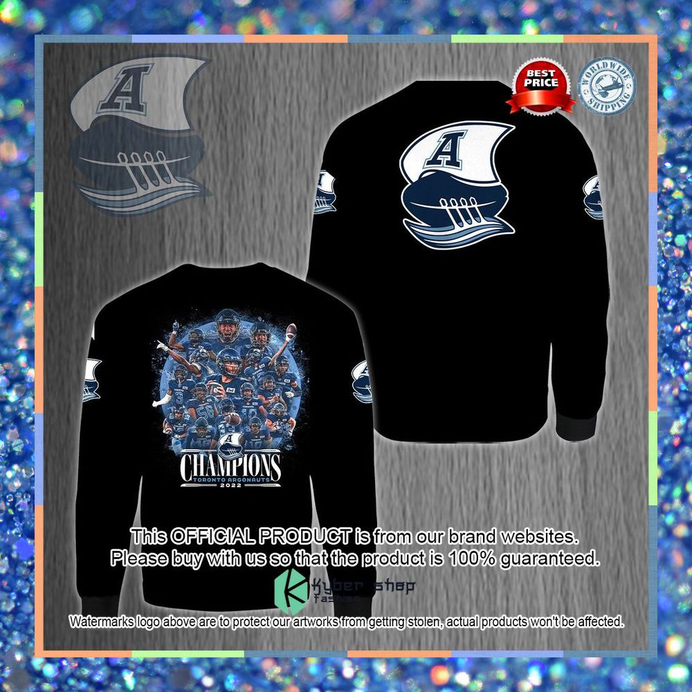 Toronto Argonauts 2022 Champions Black Shirt, Hoodie 6 Toronto Argonauts 2022 Champions Black Shirt, Hoodie word3