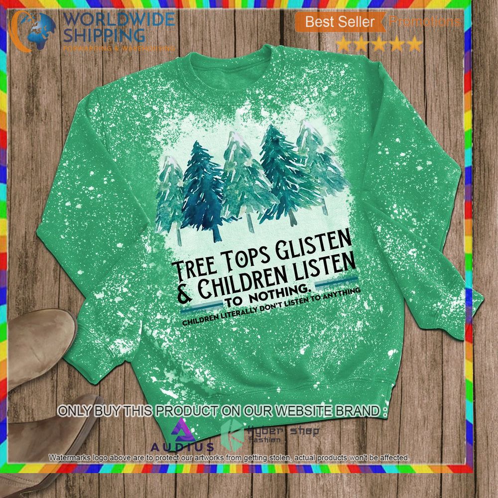 Tree Tops Glisten & Children Listen To Nothing Pajamas Set 5 tree tops glisten children listen to nothing pajamas set 5 54693