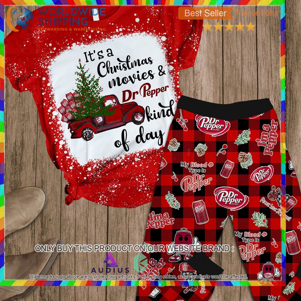 truck its a christmas movies dr pepper kind of day pajamas set 1 38948