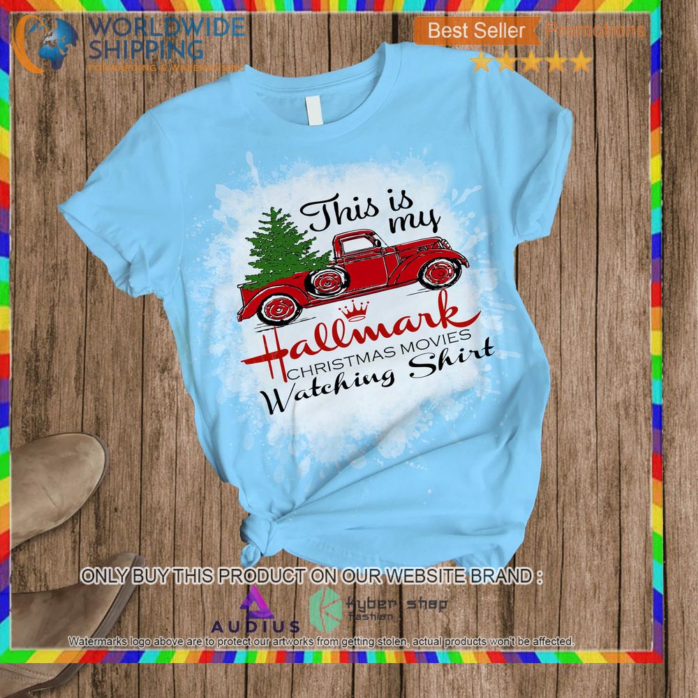 Truck This Is My Hallmark Christmas Movie Watching Shirt blue Pajamas Set 3 truck this is my hallmark christmas movie watching shirt blue pajamas set 3 6316