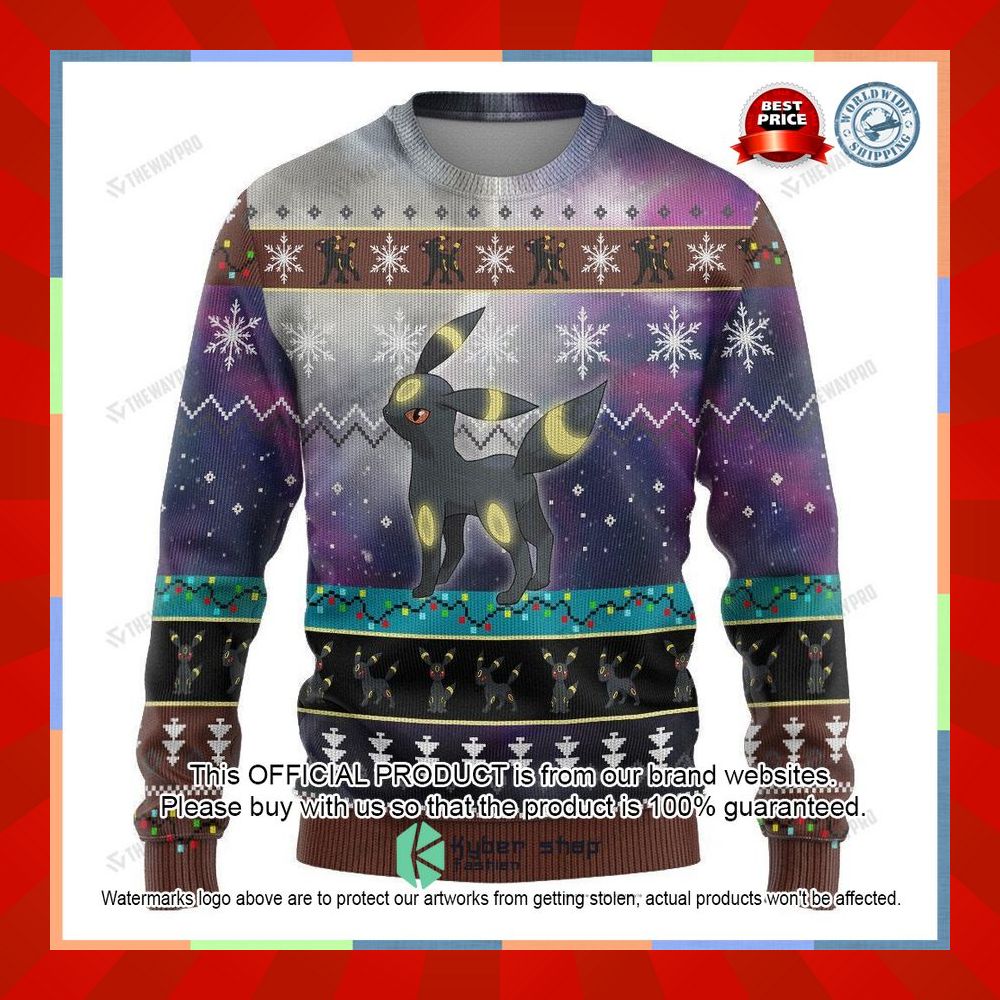 Umbreon Christmas Sweater 9