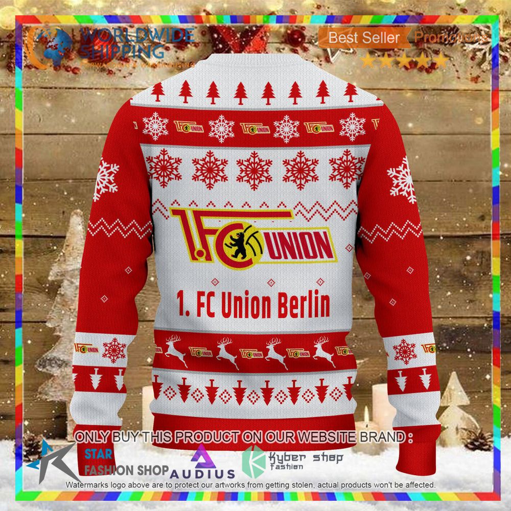 Union Berlin white red Ugly Christmas Sweater 3 union berlin white red ugly christmas sweater 3 33831