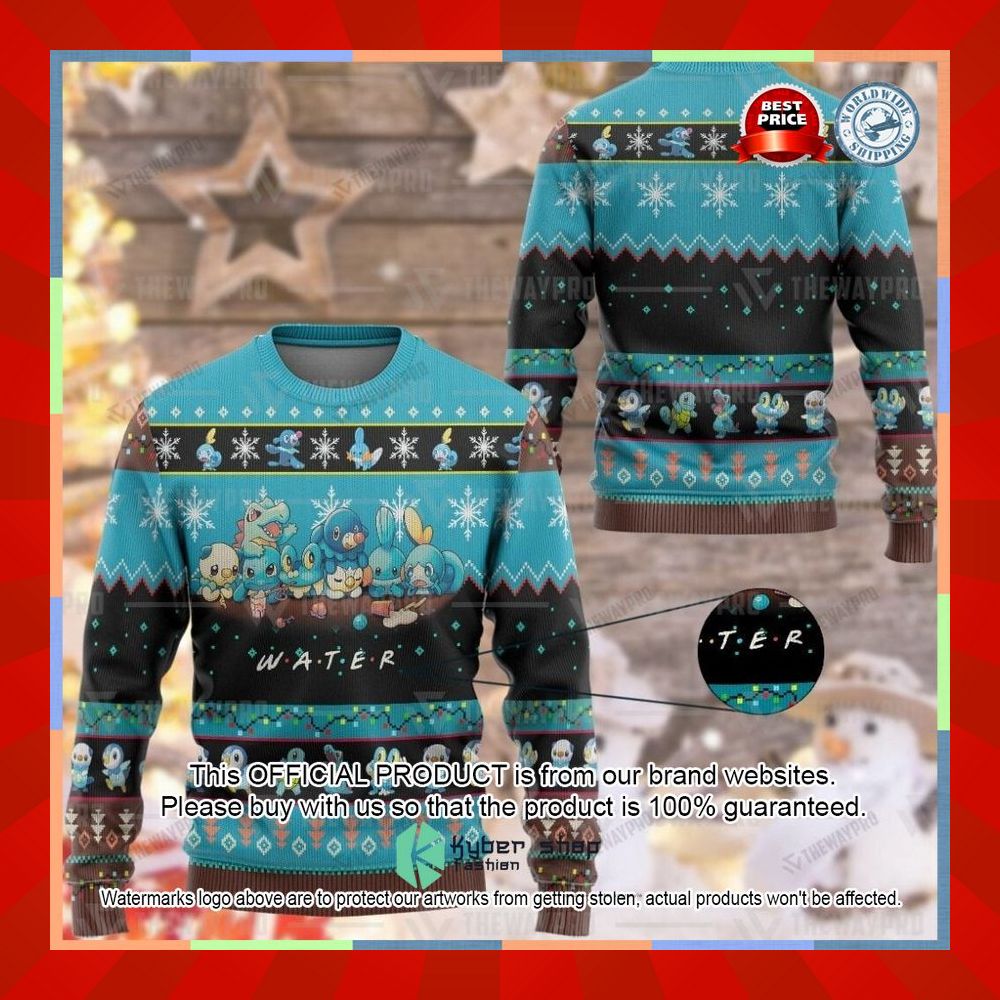 Water Pokemon Christmas Sweater 7 Water Pokemon Christmas Sweater word1